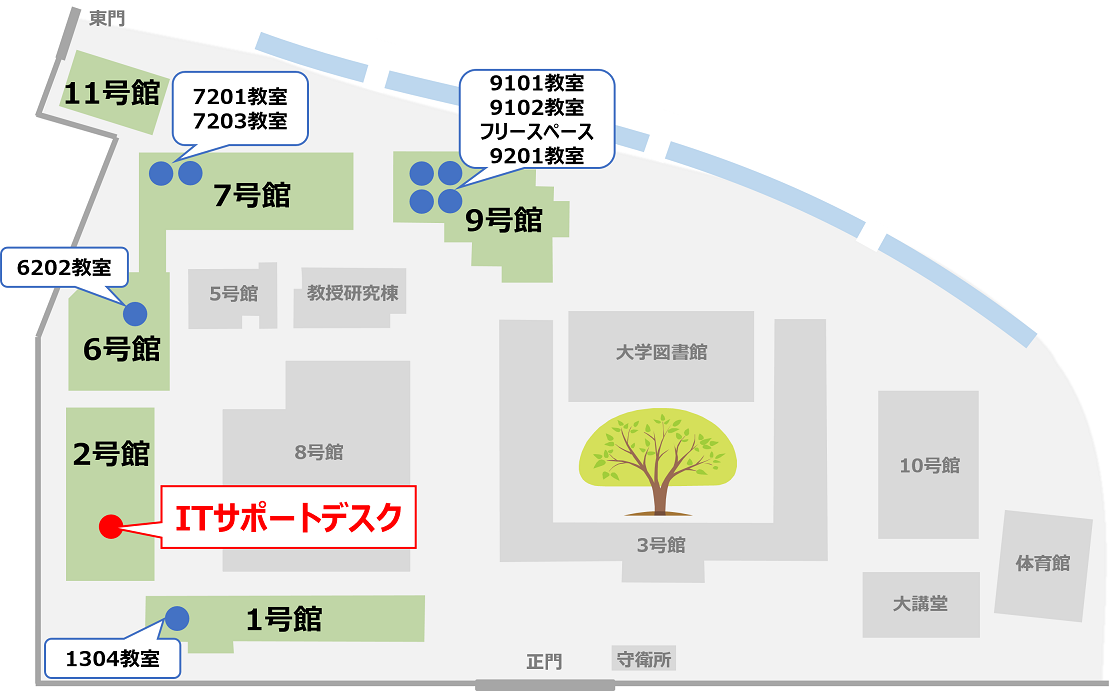 PC教室MAP