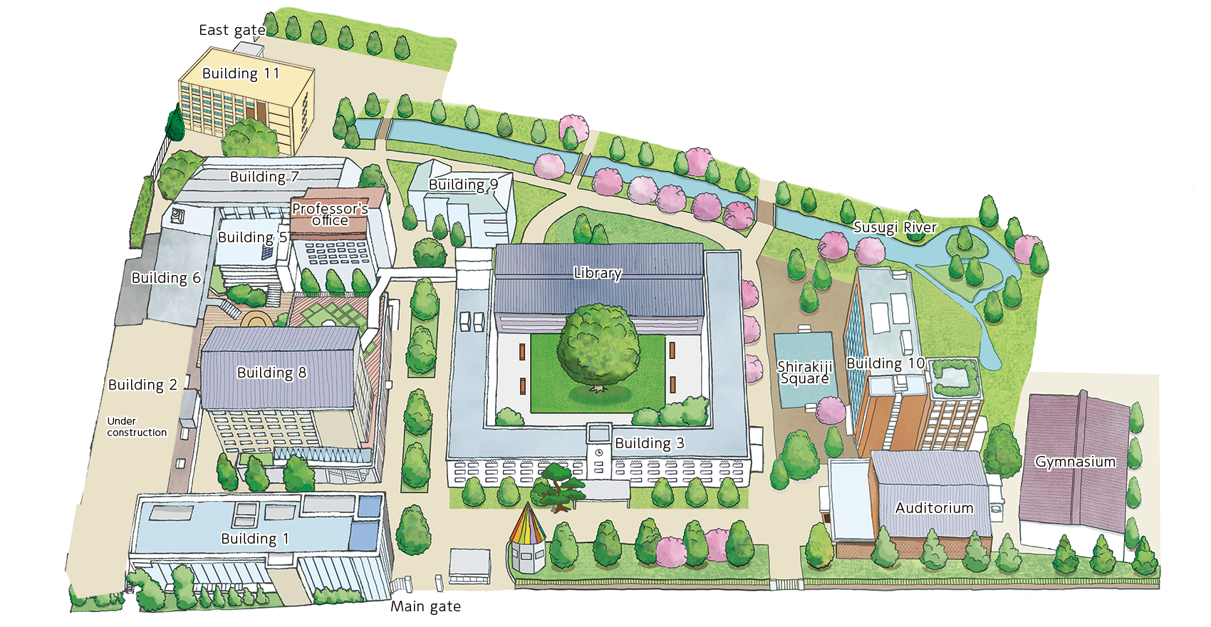 Ekoda Campus Map