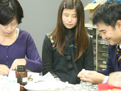 第二回　香りと蜜蝋 Work Shop 2012.12.05.  