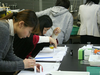 第二回　香りと蜜蝋 Work Shop 2012.12.05.  