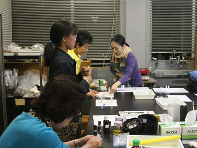 香りと蜜蝋 Work Shop　2012.10.09.  