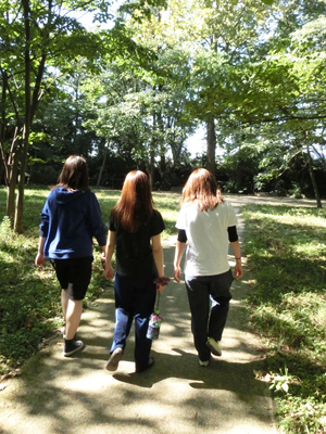 江古田の森でWalking 2012.10.15 